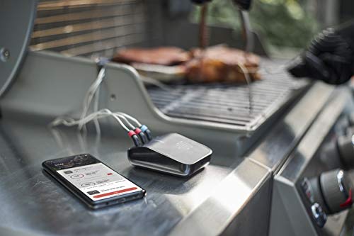 Weber Connect Smart Grilling Hub, Black – Bluetooth BBQ Thermometer with App Connectivity, Flip Notifications & Doneness Alerts - Digital Grill Assistant for Outdoor Cooking - image 8