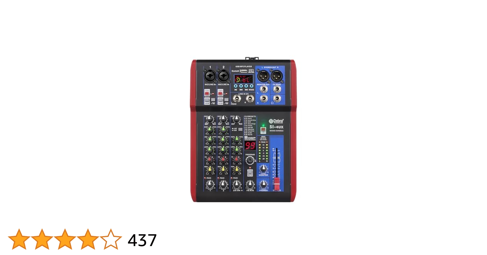 ミキサー 配信用 4ch 美品 初心者 Debra Amazon | 高音質 D Debra AudioProミキサー オーディオ