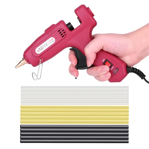 Image of Paintless Dent Removal Hot Glue Gun Kit, 100W PDR Glue Gun for Dent Repair, 1-2Min Fast Heating Glue Gun with 15 Glue Sticks, Professional Auto Body Dent Puller Tool