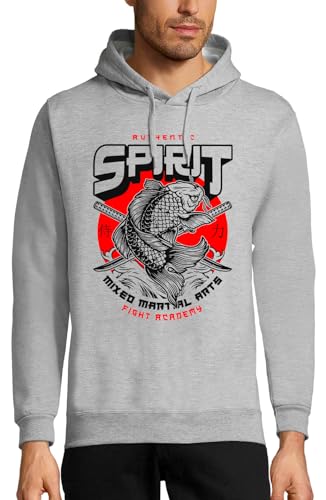 Sweat poisson japonais et sabres samouraï idéal pour un style streetwear