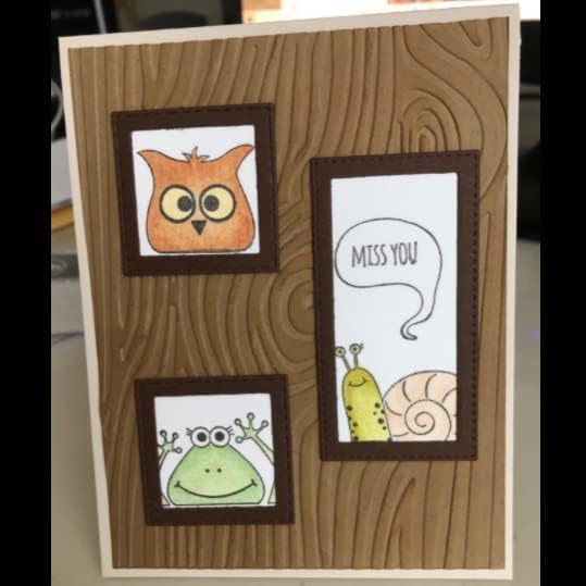 Miniatura 4 de Kwan Crafts Hello Best Friend Miss You Merry Christmas - Sellos transparentes para decoración de tarjetas y álbumes de recortes