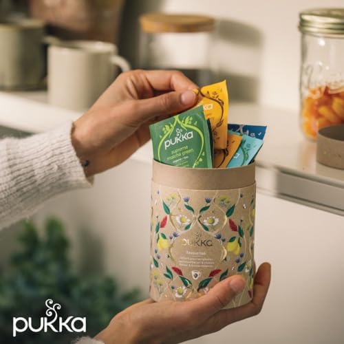 Pukka Herbs Herbal Favourites Tea Collection | Organic | Eco-Friendly | Tea Collection | Secret Santa | 30 Sachets | 5 Flavours