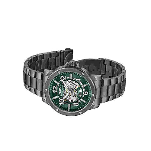 Image of Kenneth Cole Automatic Green Dial Grey Stainless Steel Strap Watch for Men - KCWGY0064001MN