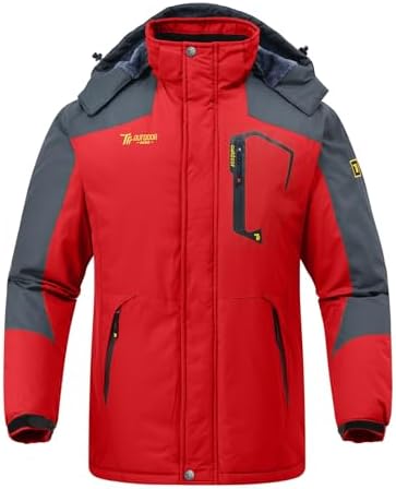 Rdruko Abrigos De Invierno Para Hombre, Impermeable, Cálido