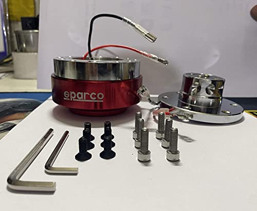 Image of AUTO MT SPARCO Universal Steering Wheel Ball Quick Release Boss Kit Lock JDM Joint Hub