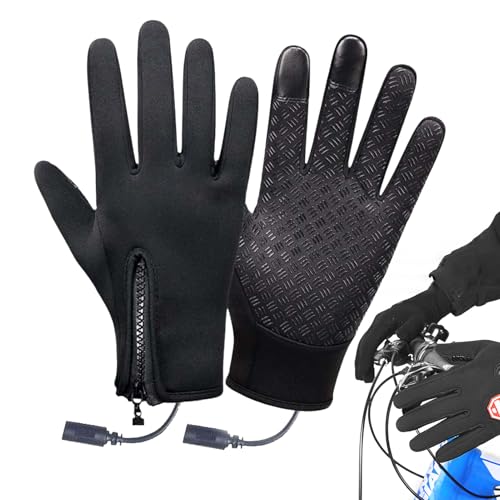 Gants de chauffage portables tactiles pour équitation et course à pied
