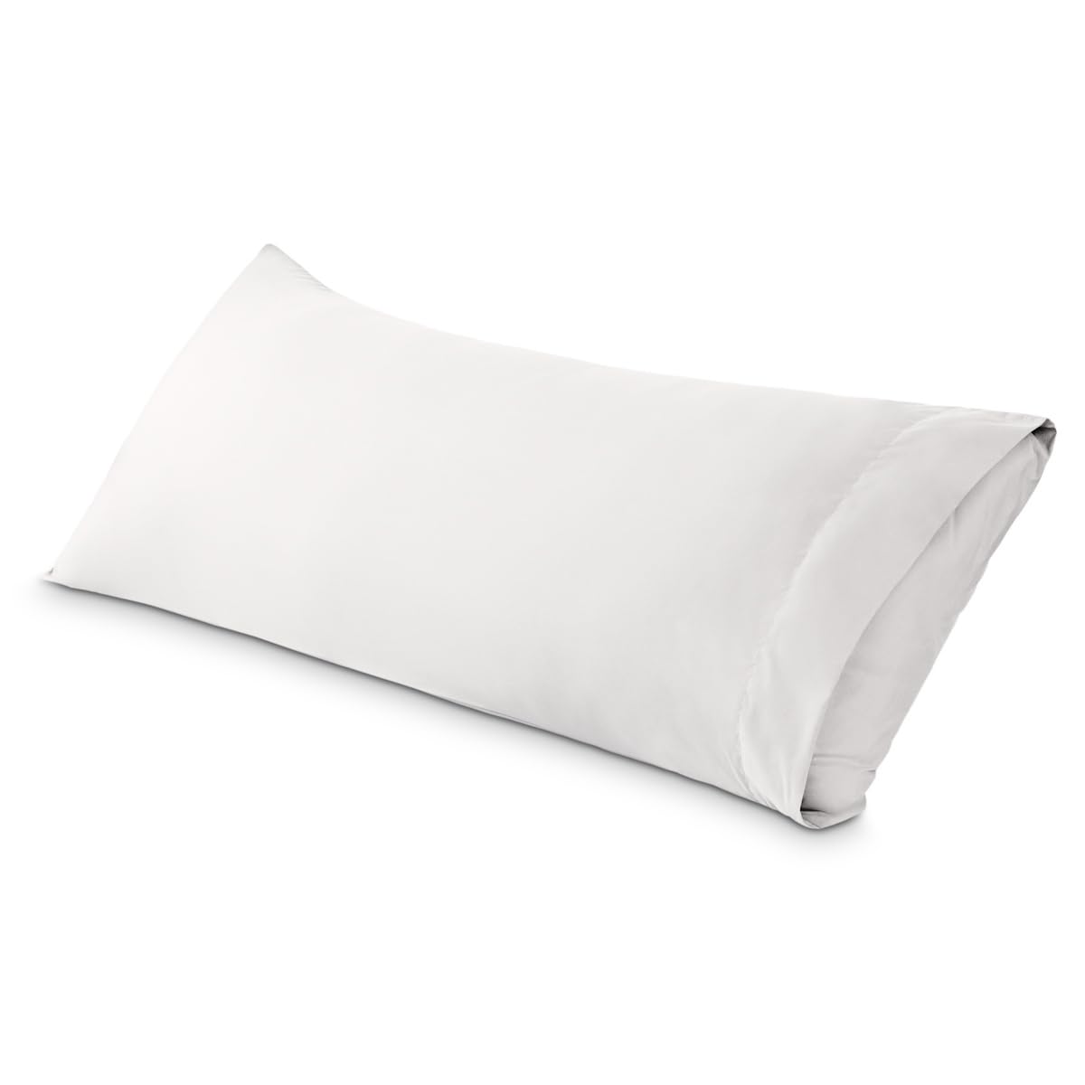 Bare Home Body Pillow Cover Envelope (20"x54", Antique White)