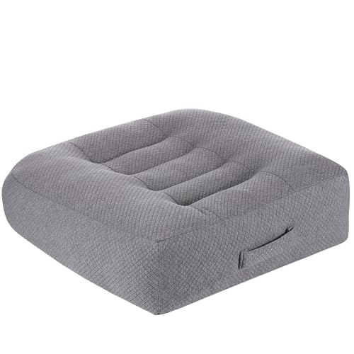WSGJHB Large Seat Cushion for Office Chairs, 20x20x6 in, Gray