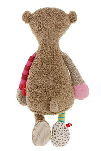 Sigikid 38367 Patchwork Sweety Mädchen und Jungen Kuscheltier, empfohlen ab Geburt, Mehrfarbig/Bär – Bild 4