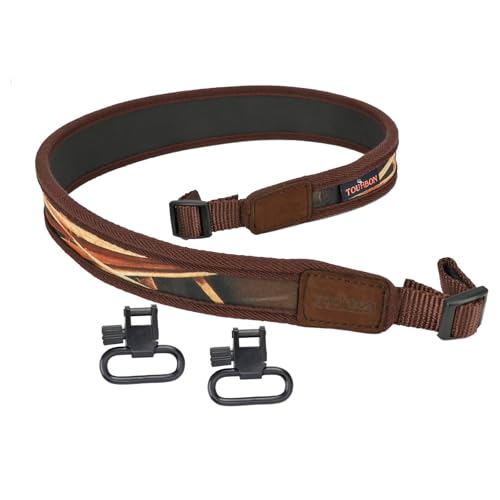 Tourbon Correa de neopreno para escopeta de caza con giratorios, correa de hombro acolchada ajustable para brotes al aire libre