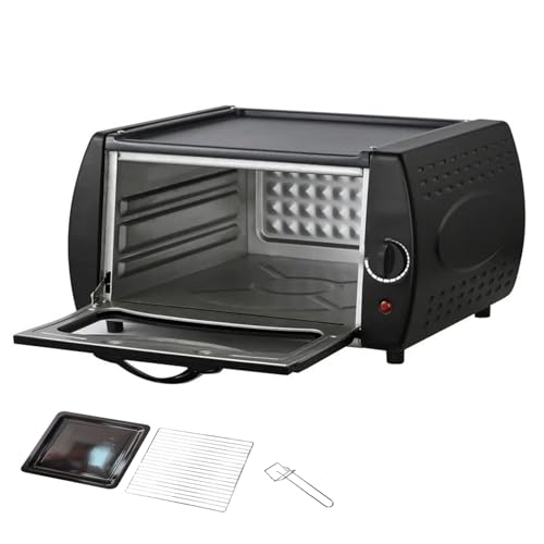 STDZQCWY Horno De Pizza Eléctrico De 2100 W, Control De Temperatura De 50-400 ℃, Minihorno De 15 L, con Bandeja, Rejilla Y Asa, para Pizza De Panqueques, para Casa Y para Llevar