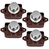 Installation flexible : sa conception polyvalente convient à de nombreux usages – comme verrou de caravane, loquet de placard ou même loquet à bouton-poussoir pour armoire, un ajustement parfait