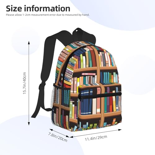 Sac à dos imprimé imperméable avec grand compartiment pour ordinateur