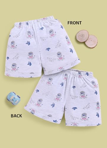 Image of LuvLap Baby Boys & Girls 100% Cotton Shorts Set Pack of 5