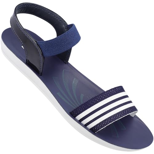 Image of WALKAROO BLUE TYGA Womens Sandals for dailywear and regular use for Indoor & Outdoor