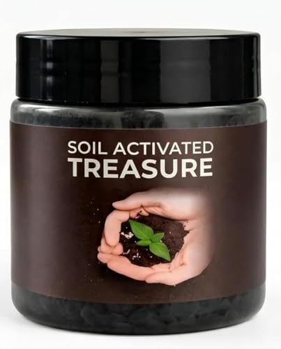 Image of Soil Activator for Plants, Organic Soil Enhancer Powder for Root Growth & Nutrient Absorption, Garden Soil Booster for Indoor & Outdoor Plants 100g