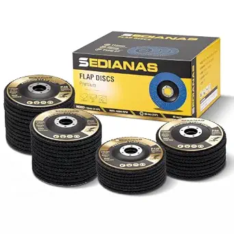 40 Pcs Flap Discs 4.5" x 7/8" for Angle Grinder Sanding D...