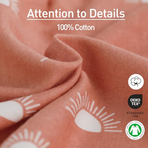 Image of GLLQUEN BABY Newborn Swaddles with Zipper, 0-3 Months, Adjustable Hook&Loop | 3-Pack, Organic Cotton Swaddle, Womb-Like Nursery Swaddling Blanket reduces startle reflex, soft and skin-friendly fabric