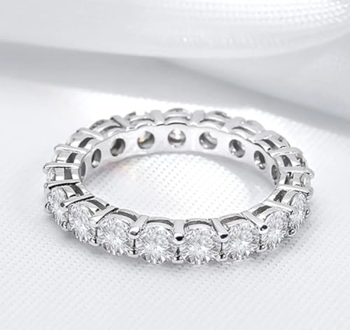 Bague couronne argent 925 moissanite éclat durable sans ternir - 2