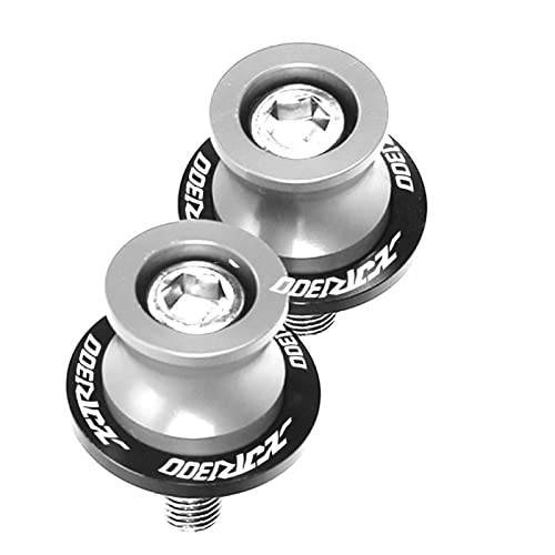 Pièce de Moto pour Y-AMAHA XJR1300 XJR 1300 XJR-1300 XJ R1300 1995-2000 2001 2002 2003 Moto Bras Oscillant Bobine Stand Vis Curseur(Silver)