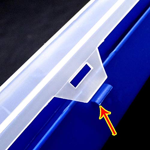 Ganchos de peixe limpos multifunções ABS caixa de equipamentos de pesca para iscas de armazenamento