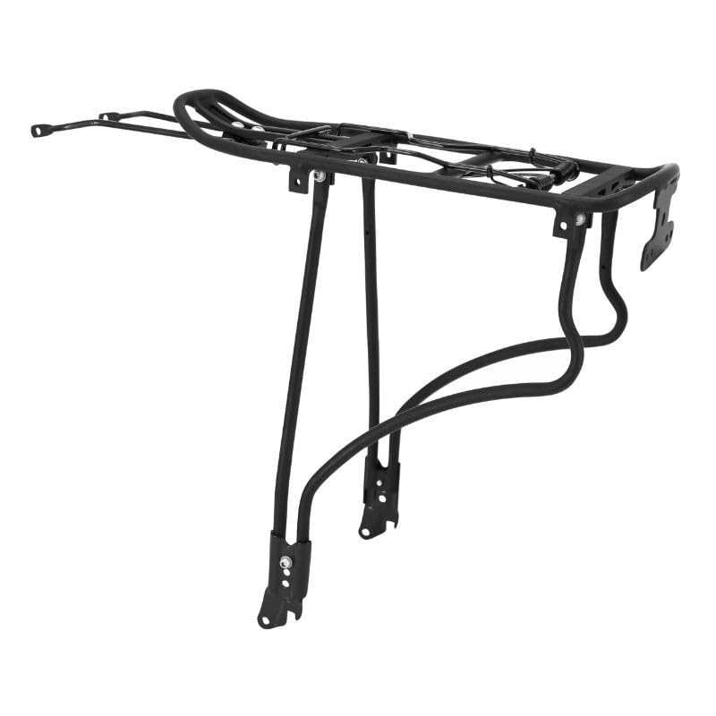 Porte-bagage vélo arrière P2R plateforme porte-paquet alu noir 26-29
