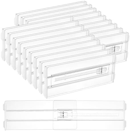 Vtopmart 18 Pack Drawer Dividers for Clothes, 4" High 10.2"-16.5"...