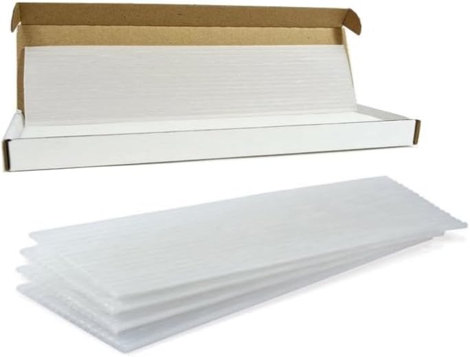 44/Pcs Dental Utility Wax Rope Square Long White 12" x 3/16" Dental Base 4/pk Sheets Orthodontic Wax