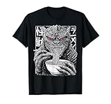 Photo Gallery giapponese kaiju mangiare ramen maglietta Photo Gallery giapponese kaiju mangiare ramen maglietta