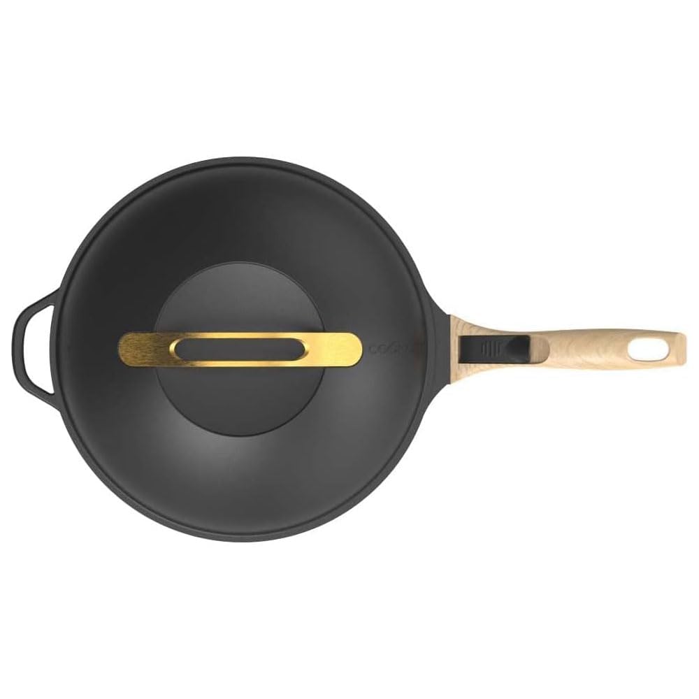 COOKUT - La Fabulosa - Sartén 8 en 1-24 cm - METEORE - Antiadherente, Ecológica, Sin PFOA - Inducción y Horno