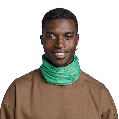 Image of Buff CoolNet UV Neck Gaiter, UPF 50 Sun Protection, Breathable, Versatile, Quick Dry Face Mask, Solid Colors, Adult Size