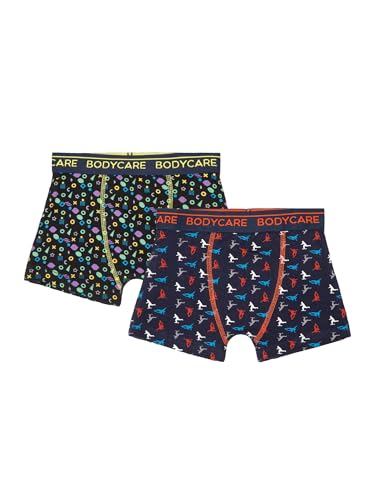 Image of BODYCARE Boys Cotton Solid Trunks Pack of 2 | Soft & Breathable Innerwear | Comfortable Elastic Waistband | Kids Underwear | Skin-Friendly Fabric