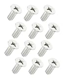 bylikeho Stainless Steel Brake Disc Rotor Screws,12PCS Brake Disc Retaining Screw,Car Accessories Retaining Hardware Bolts Screw Kit for Front and Rear,Rotor Screws Replacement for Most Car Models