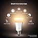 Philips Hue White Ambiance 2-Pack A19 60W Equivalent Dimmable LED Smart Light Bulbs, 2 Smart Bulbs, Works with Alexa, Apple Homekit, and Google Assistant, (All US Residents)