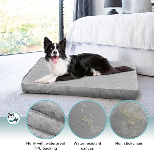 Explore Land 10506703 Waterproof Dog Bed Cover Machine Washable Fluffy Dog Bed Replacement Cover thumb #3