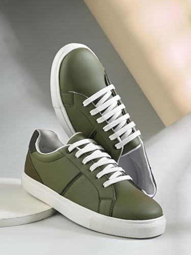 Image of Centrino Women's Casual Shoes | Colorblock Sneakers with Ultra Soft Cushion Lace-Up Shoes All-Day Comfort | Trendy & Lightweight Design | Low Top Flat Sole (7603)