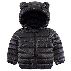 BFUSTYLE Winter Coats for Baby Girls Boys Kids Light Puffer Jacket with Hood