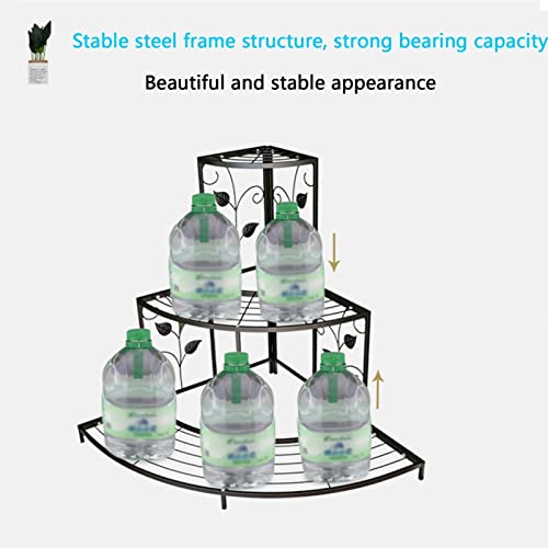 Gain de place balcon : support plantes extérieur 3 étages fer - 5