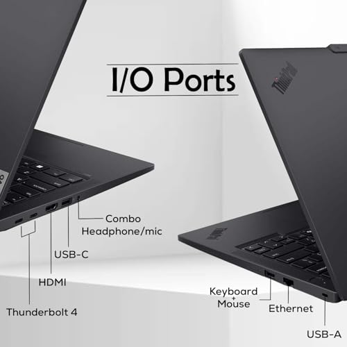 Image of Lenovo ThinkPad T14 Gen 5 AI Business Laptop 14.0 inch IPS FHD+ (Intel Core Ultra 7 155U(>i7-13700H), 32GB DDR5, 1TB SSD, Copilot, Backlit KB, Fingerprint, 2 Thunderbolt 4, 5MP Webcam, DKZ Hub, Win11P)