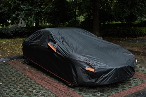 Image of Car Cover Custom Fit for Honda Accord, Chevy Malibu, Kia K5 /Optima, 6 Layer Heavy Duty Car Cover with Cotton Liner
