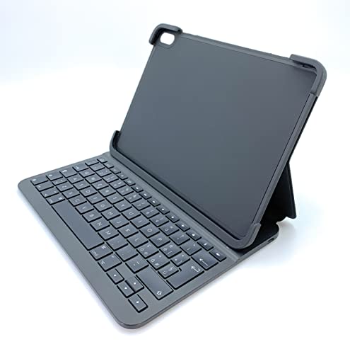Logitech Slim Folio Pro Etui iPad avec Clavier sans Fil Bluetooth, iPad Pro 11 Pouces (1e Gén Mod: A2228, A2068, A2230, A2231), Touches Rétroéclairées, Raccourcis Apple, Clavier QWERTY Italien