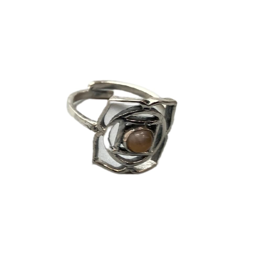 VIE Root Chakra Ring, Rose Quartz