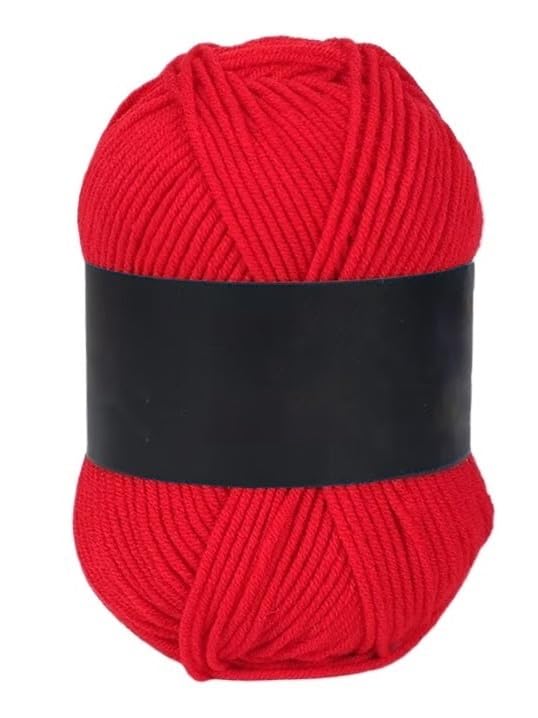 Fil de coton pour crocheter de qualité supérieure - Lot 5 rouleaux 50g 4 fils réguliers