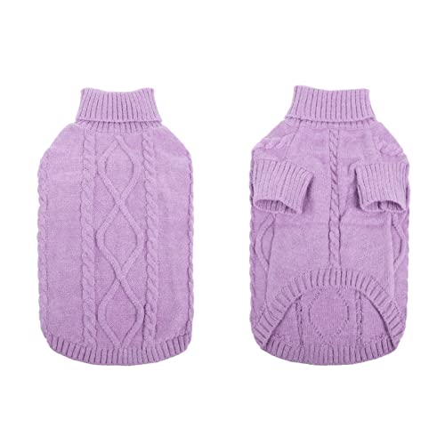 Image of Queenmore XL Dog Sweater,Turtleneck Dog Christmas Sweater for Dog Girl Boy