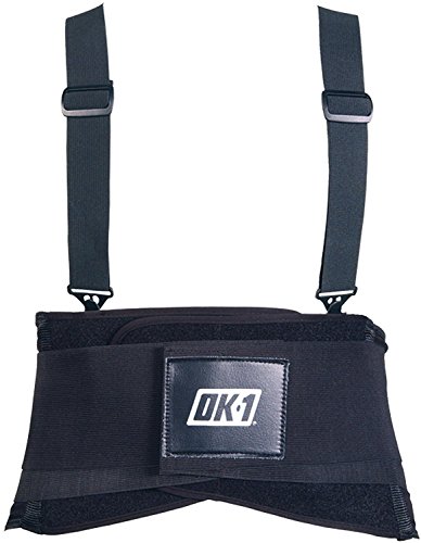 Ceinture lombaire noire OK-1 00819 taille M pour soutien du dos
