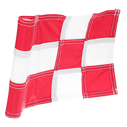 EXAOMBLE Golfing Flags Checkered Golf Course Flag for Putting Practice Lightweight Putting Accuracy for Use Design