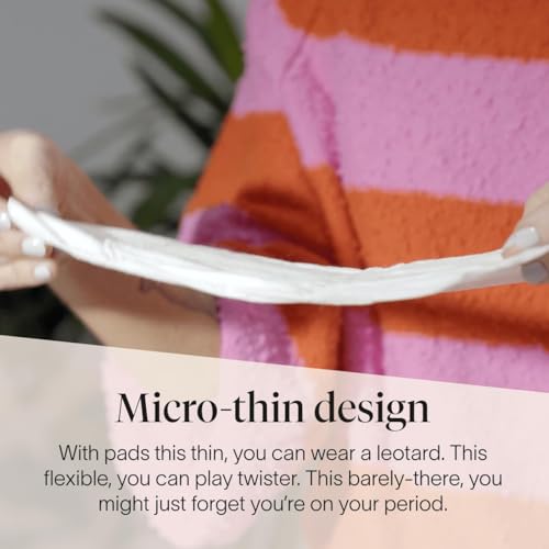 Cora Organic Pads | Ultra Thin Period Pads with Wings | Overnight Absorbency | Ultra-Absorbent Sanitary Pads for Women | 100% Organic Cotton Topsheet - Image 7