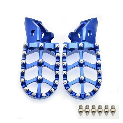 Repose-pieds Arrière SurRon UltraBee avec Pédale Large Antidérapante Bleue