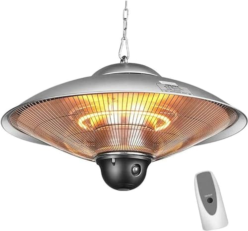 Calentadores y estufas de exterior Calentador De Techo Suspendido Con 2200W Remoto Control De Calentadores Eléctricos Al Aire Libre, A Prueba De Agua Del Calentador De Espacio For El Balcón Jardín Hog