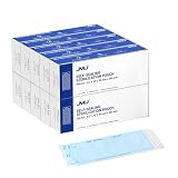 JMU 2000 Self Sealing Sterilization Pouches, 3.5' x 10' Autoclave Bags, 10 Box of 200